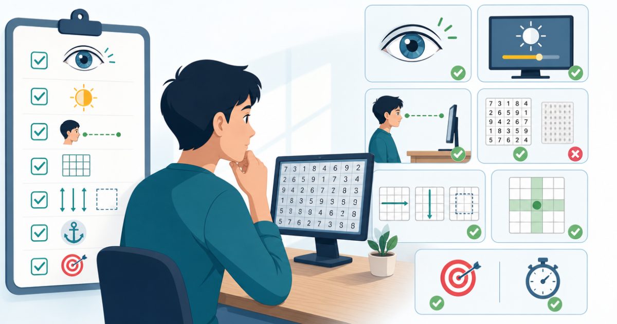 Checklist trước khi bắt đầu một lượt Game Tìm Số - cách chơi Game Tìm Số nhanh hơn